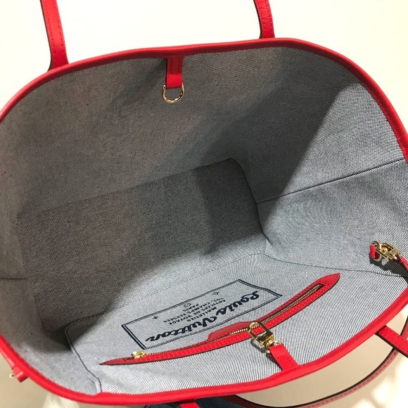 Louis Vuitton Patchwork Neverfull MM Shoulder Bag Denim Blue - Picture 4 of 4